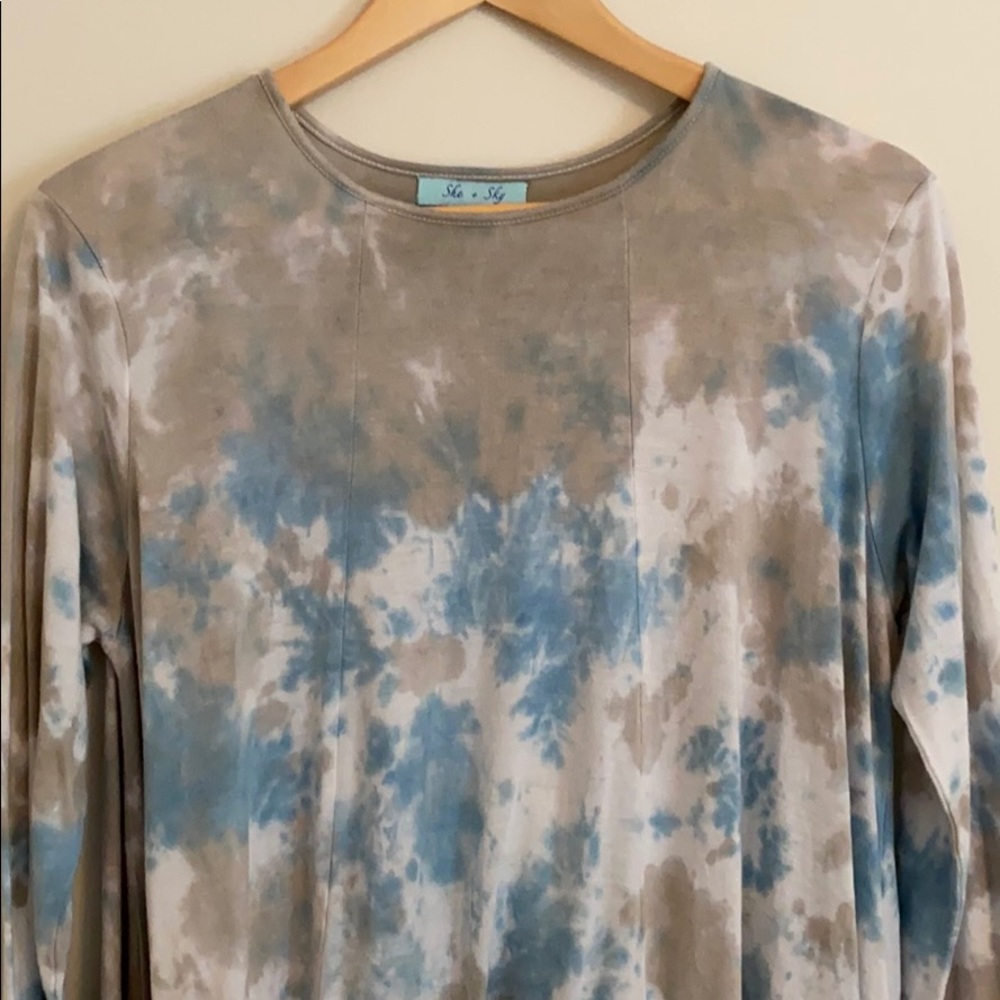 Tie dye long sleeve dress/shirt - Picture 2 of 2
